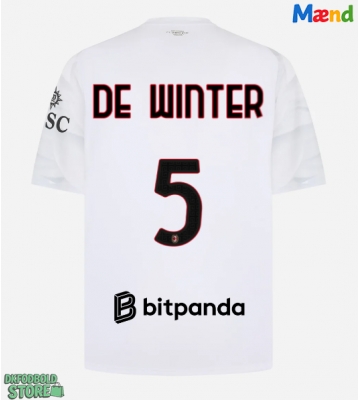 AC Milan Koni De Winter #5 Replika Udebanetrøje 2026-27 Kortærmet